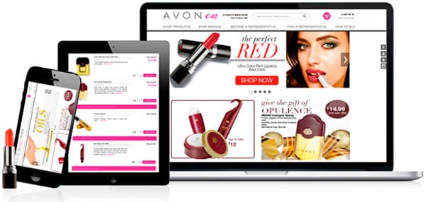 Sell Avon online and from the brochure