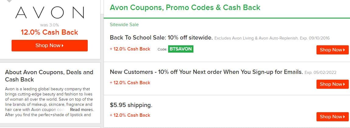 Best Avon Discounts