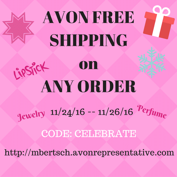 Avon Free Shipping on Any Order November 2016