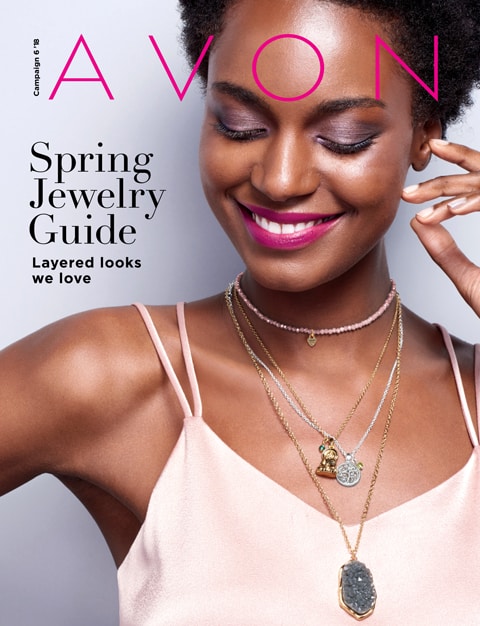 Avon Campaign 6 2018 Brochure - Spring Jewelry Guide Flyer