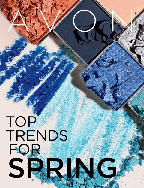Avon Campaign 8 2018 Brochure - Top Trends for Spring Flyer