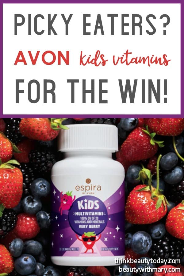 Picky eaters? If you're worried your kids' diet might be lacking, the new Avon kids vitamins can help. #KidsVitamins #Diet #Minerals #HealthyKids #Parenting #HealthAndWellness