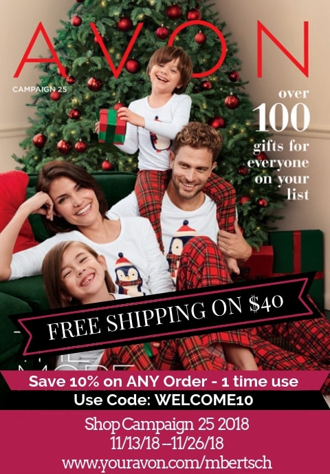 Avon Catalog Campaign 25 2018. Shop the latest Avon Brochure for Christmas gifts and stocking stuffers. #AvonCatalog #AvonCampaign252018 #AvonBrochure #AvonCatalog2018 #AvonChristmasCatalog #AvonChristmas2018 #shopavon #AvonRepresentative #AvonLady #AvonRep