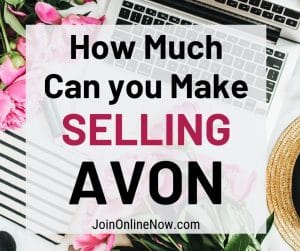 how much can you make selling avon