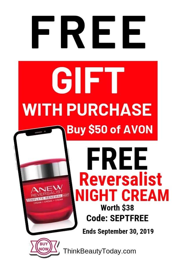 Avon free gift with purchase September 2019