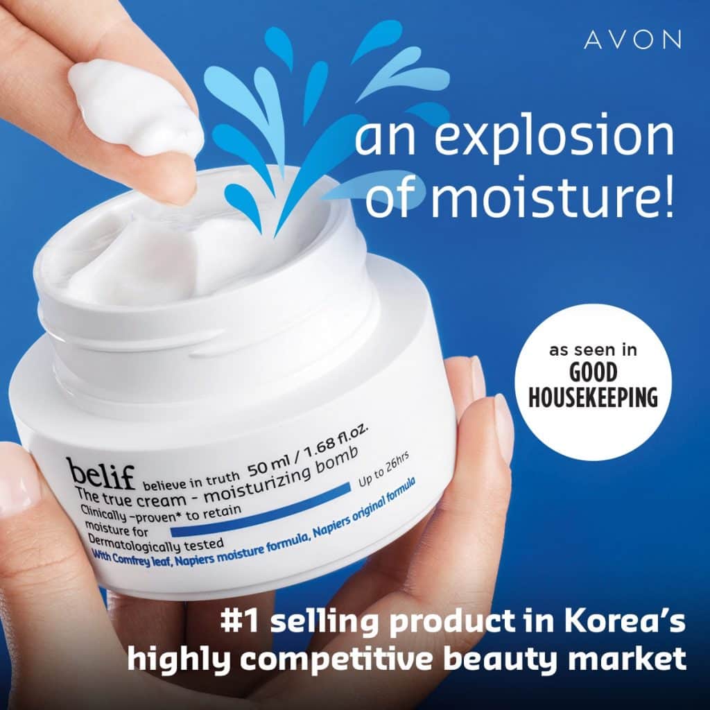 Avon Belif moisturizer