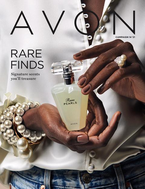 Perfume Flyer for Avon catalog campaign 14 2021