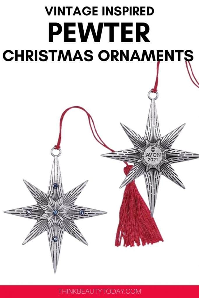 Avon Pewter Ornaments Christmas 2021