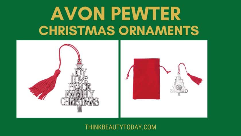 Avon pewter ornaments