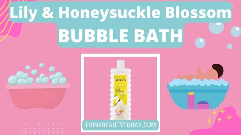 Avon Lily & Honeysuckle Blossom Bubble Bath