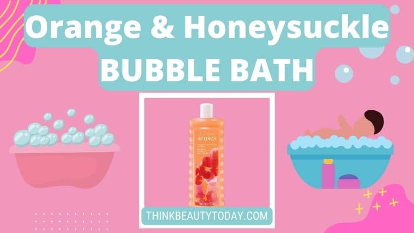 Avon Senses Orange and Honeysuckle Bubble Bath