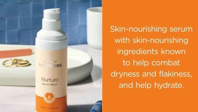 Avon Solutions Nurtura Serum to combat dryness and flakiness for your skin